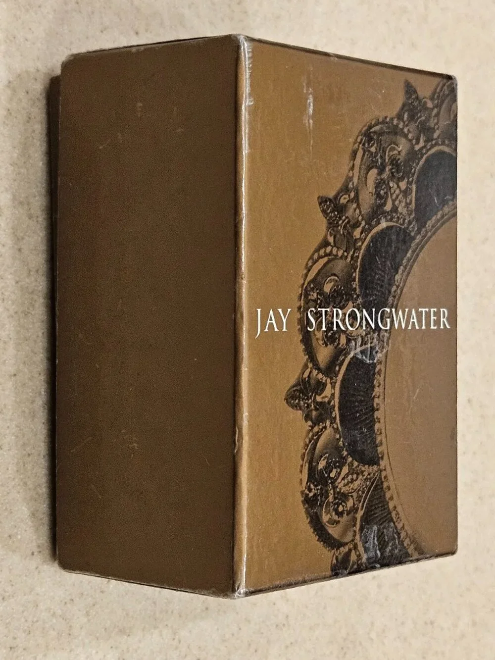 RARE AUTHENTIC JAY STRONGWATER STORAGE ORGANIZER GIFT BOX NAPKIN RING HOLDER